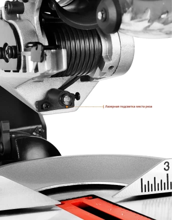 Пила торцовочная с ременной передачей ЗПТ-255-1800 ПЛР серия МАСТЕР купить в Губкинске