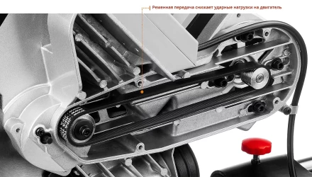 Пила торцовочная с ременной передачей ЗПТ-255-1800 ПЛР серия МАСТЕР купить в Губкинске