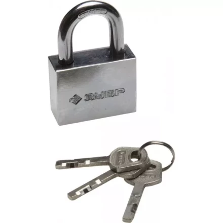 Замок ЗУБР &quot;МАСТЕР&quot; навесной, стальной корпус, закаленная дужка, 50мм 3710-50_z01 купить в Губкинске