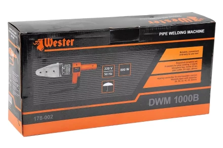 Аппарат для сварки пластиковых труб WESTER DWM 1000B купить в Губкинске