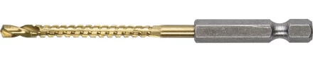 ЗУБР. Сверло фрезеровальное по дереву и тонкому листовому металлу, шестигранный хвостовик 1/4&quot;, 4х75мм 29966-04 купить в Губкинске