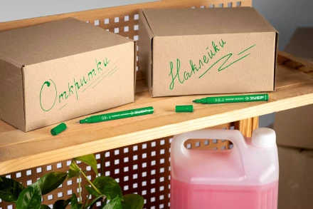 ЗУБР МК-80 зеленый, 0.8 мм маркер-краска (06324-4) купить в Губкинске