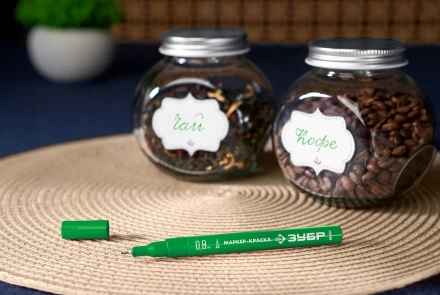 ЗУБР МК-80 зеленый, 0.8 мм маркер-краска (06324-4) купить в Губкинске