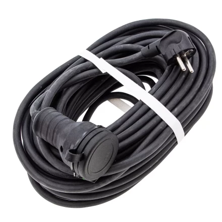 Удлинитель силовой 20 м, 16 А, тип УХз16, КГ 3 x 1.5 мм, 1 розетка, Россия Сибртех 95891 купить в Губкинске