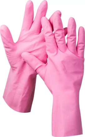 Перчатки ЗУБР &quot;МАСТЕР&quot; латексные, повышенной прочности, х/б напыление, рифлёные, 100% латекс, 100% хлопок, размер S 11250-S купить в Губкинске