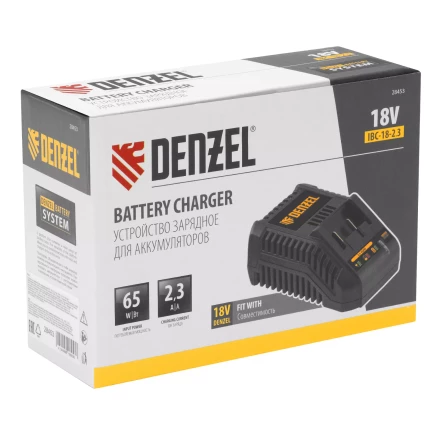 Устройство зарядное для аккумуляторов Denzel IBC-18-2.3, Li-Ion, 18 В, 2.3 А 28453 купить в Губкинске