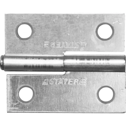 Петля дверная STAYER "MASTER" разъемная, цвет белый цинк, правая, 50мм 37613-50-1R купить в Губкинске