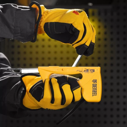 Степлер пластиковый, скобы в комплекте, тип 53, 6-10 мм Denzel 40221 купить в Губкинске