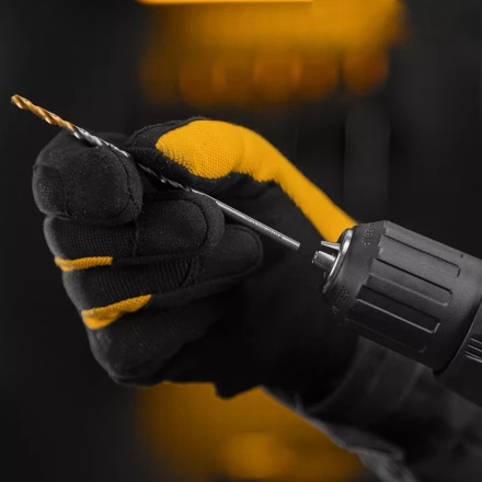 Сверло спиральное по металлу Denzel 3,5 х 112 мм, Р6М5, Golden Tip, удлиненное, 2шт. 718248 купить в Губкинске