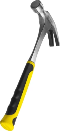 Молоток-гвоздодер STAYER &quot;PROFESSIONAL&quot; цельнометаллический с двухкомпонентной рукояткой, 560г 2025-560 купить в Губкинске