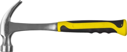 Молоток-гвоздодер STAYER &quot;PROFESSIONAL&quot; цельнометаллический с двухкомпонентной рукояткой, 560г 2025-560 купить в Губкинске