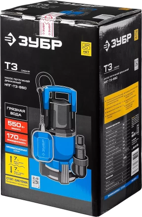 Насос дренажный НПГ-Т3-550 серия ПРОФЕССИОНАЛ купить в Губкинске