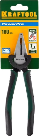 Плоскогубцы KRAFTOOL &quot;AUTOKRAFT&quot; комбинированные, CrMo-сталь, покрытие оксидированное с полировкой, 180 мм 22001-1-18 купить в Губкинске