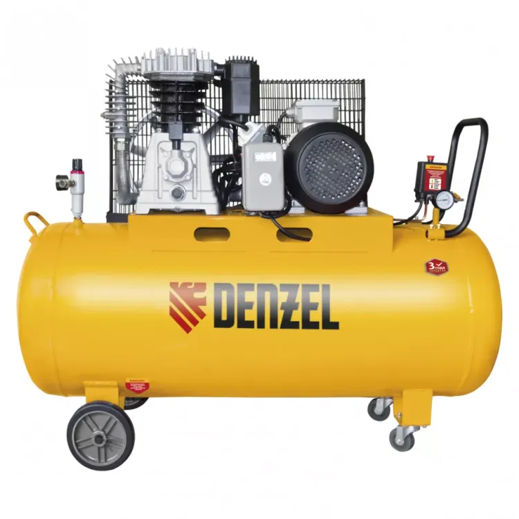 Компрессор масляный ременный Denzel DR4000/100 58092 купить в Губкинске