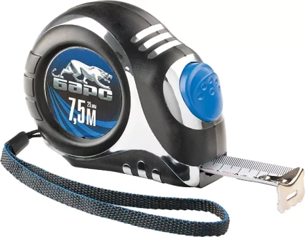 Рулетка Платинум 3 м * 16 утолщенное полотно автоматическая фиксация  БАРС 32511 купить в Губкинске