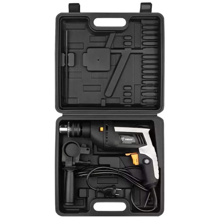 Дрель ударная DEKO DKID650W, 063-4092, в кейсе купить в Губкинске