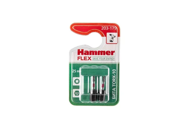 Бита HAMMER T10 25мм купить в Губкинске