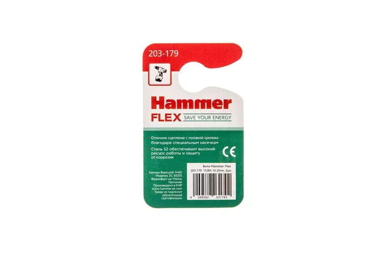 Бита HAMMER T10 25мм купить в Губкинске
