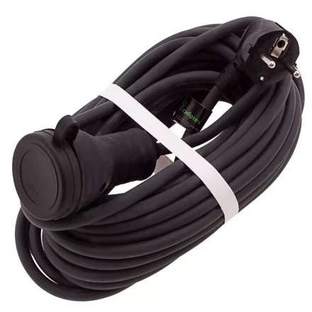 Удлинитель силовой 10 м, 16 А, тип УХз16, КГ 3 x 2.5 мм, 1 розетка, Россия Сибртех 95895 купить в Губкинске