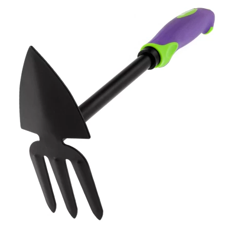 Мотыжка комбинированная Palisad 62062, 75х300 мм, стальная, обрезиненная эргономичная рукоятка, LSR1, купить в Губкинске