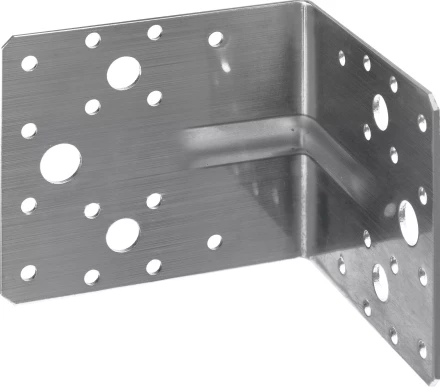 ЗУБР УНКУ-2.0, 90 x 100 x 100 x 2 мм, усиленный нержавеющий крепежный уголок, Профессионал (310516-90) купить в Губкинске