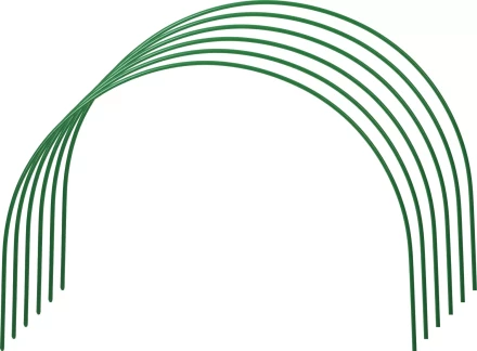 Дуги для парника GRINDA, покрытие ПВХ, 2,5м, 6шт 422309-100-095 купить в Губкинске