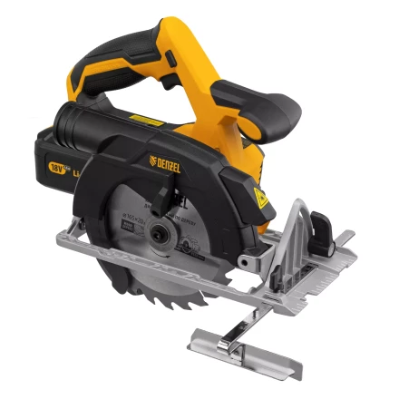 Пила циркулярная аккумуляторная бесщет. CCS-165, 18В Li-Ion Denzel 27401 купить в Губкинске