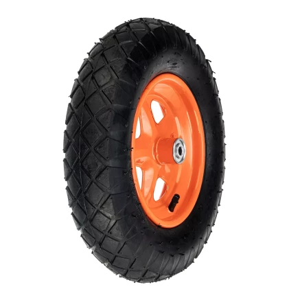 Колесо пневматическое Palisad «Звезда» 4.80/4.00-8 D380 мм, внутренний диаметр подшипника 12 мм, длина оси 90 мм, 689475 купить в Губкинске