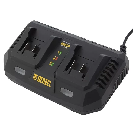 Устройство зарядное для аккумуляторов Denzel IBC-18-3.0-2, Li-Ion, 18В, 3.0 А, для двух батарей 28454 купить в Губкинске