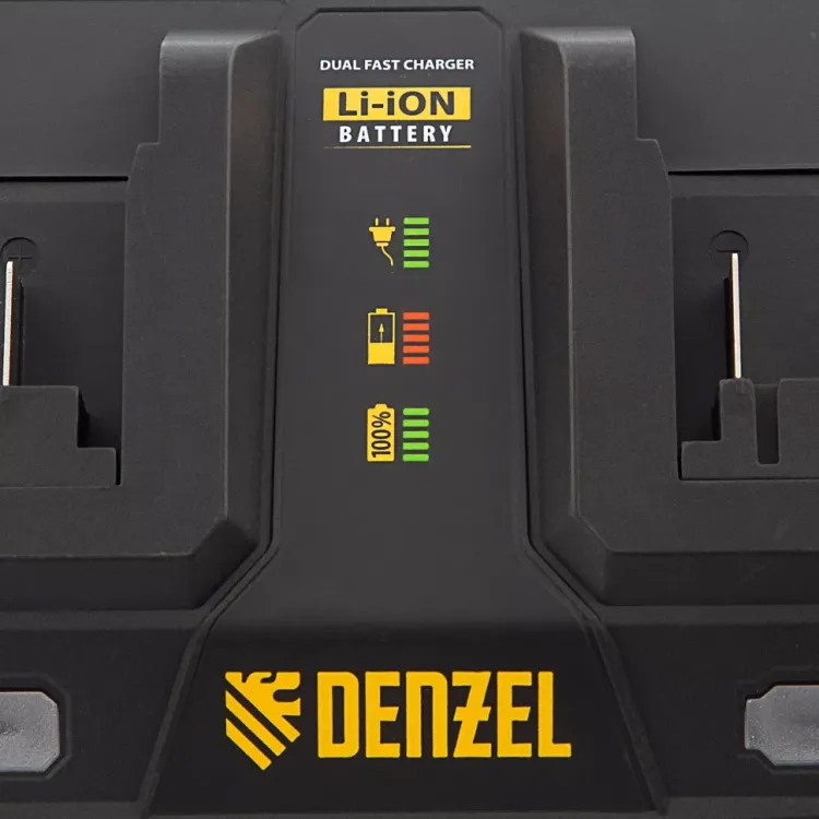 Устройство зарядное для аккумуляторов Denzel IBC-18-3.0-2, Li-Ion, 18В, 3.0 А, для двух батарей 28454 купить в Губкинске