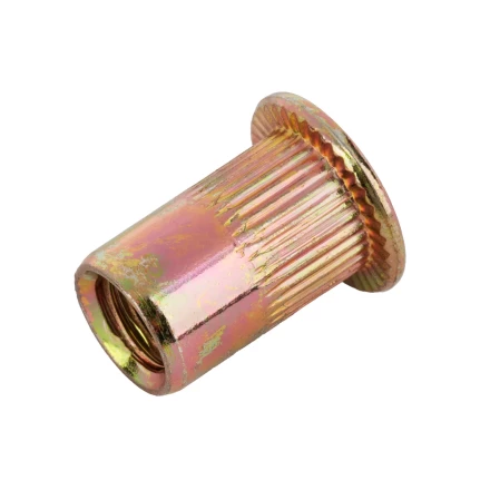 Заклепки резьбовые, стальные, оцинкованные, М6, пластиковый кейс, 70 шт. Denzel 40603 купить в Губкинске