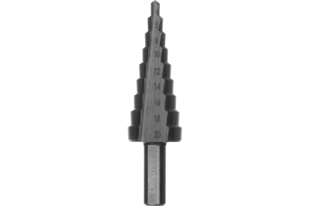 Сверло ступенчатое по металлу, Сибртех 723012, 4-6-8-10-12-14-16-18-20 мм, 4241 купить в Губкинске