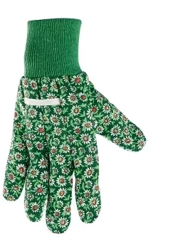 Перчатки садовые х/б ткань с ПВХ точкой, манжет, L PALISAD 67763 купить в Губкинске