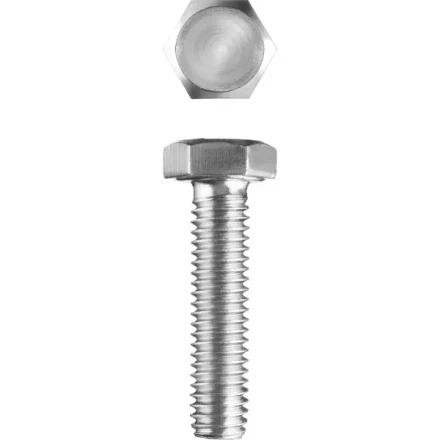 Болт ЗУБР &quot;МАСТЕР&quot; с шестигранной головкой, ГОСТ 7798-70, класс прочности 5.8, оцинкованный, M20x70мм, 5кг 303080-20-070 купить в Губкинске