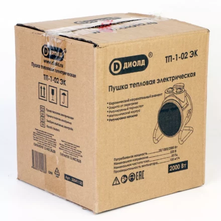 Тепловая пушка электрическая Диолд ТП-1-02 ЭК купить в Губкинске