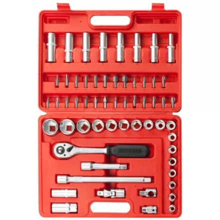 Набор ЗУБР &quot;МАСТЕР&quot; Торцовые головки SUPER LOCK, 1/2&quot;, 59 предметов 27632-H59 купить в Губкинске