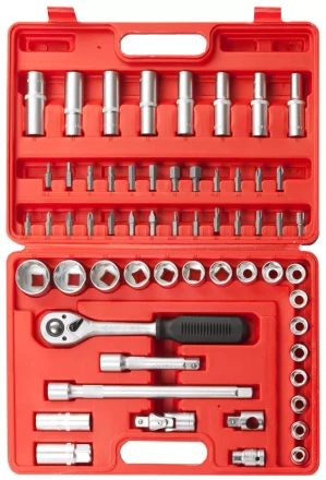 Набор ЗУБР &quot;МАСТЕР&quot; Торцовые головки SUPER LOCK, 1/2&quot;, 59 предметов 27632-H59 купить в Губкинске