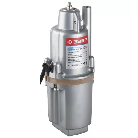 Насос ЗУБР Родничок вибрационный погружной для чистой воды, 1400л/ч, 300Вт ЗНВП-300 купить в Губкинске