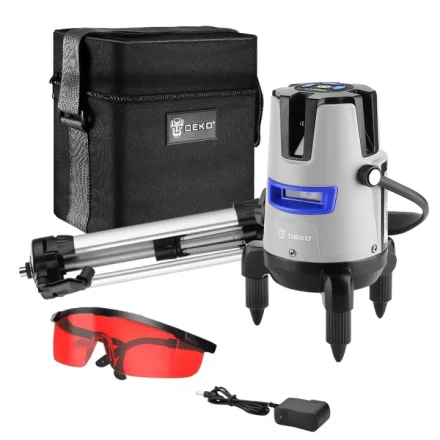 Уровень лазерный со штативом DEKO LL57 PRO SET2, 065-0104, со штативом купить в Губкинске