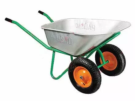 Тачка садово-строительная усиленная PALISAD 689233 двухколесная купить в Губкинске