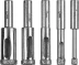 Набор ЗУБР &quot;ПРОФЕССИОНАЛ&quot;: Алмазные трубчатые сверла по керамике с кондуктором, гальваника, зерно 60, d=4/6/8/10/12мм, 6шт 29851-H6 купить в Губкинске