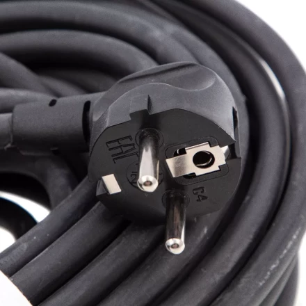 Удлинитель силовой 20 м, 16 А, тип УХз16, КГ 3 x 2.5 мм, 1 розетка, Россия Сибртех 95896 купить в Губкинске