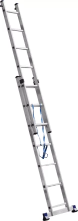 Лестница СИБИН универсальная, двухсекционная, 7 ступеней 38823-07 купить в Губкинске