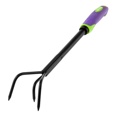 Рыхлитель 3-зубый Palisad 62063, 60х400 мм, стальной, обрезиненная эргономичная рукоятка, LSR1 купить в Губкинске