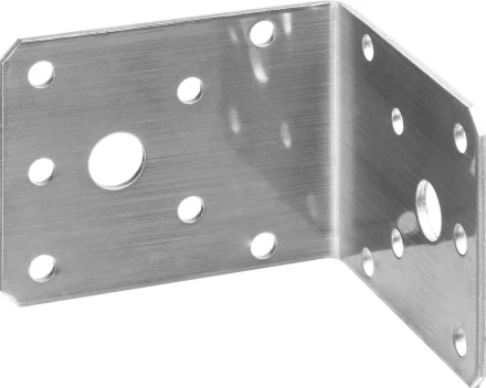 ЗУБР НКУ-2.0, 55 x 70 x 70 x 2 мм, нержавеющий крепежный уголок, Профессионал (310526-55) купить в Губкинске
