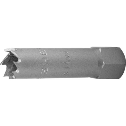 Коронка ЗУБР &quot;ЭКСПЕРТ&quot; биметаллическая, быстрорежущая сталь, глубина сверления до 38мм, d-14мм 29531-014_z01 купить в Губкинске