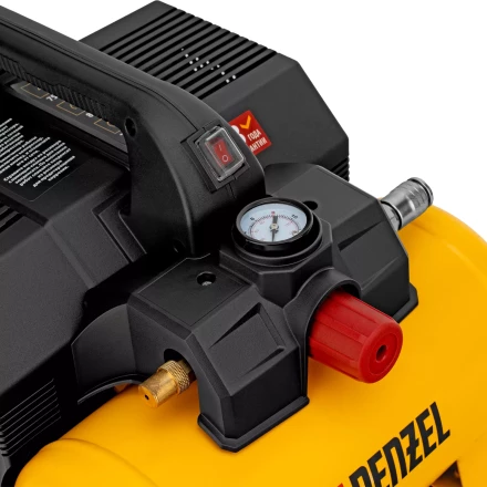 Компрессор Denzel DLS750/6 58019 безмасляный малошумный 750 Вт, 140 л/мин,ресивер 6 л купить в Губкинске