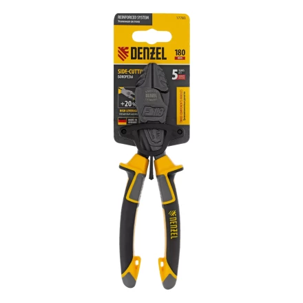 Бокорезы усиленные 180 мм Denzel 17783, трехкомпонентные рукоятки купить в Губкинске