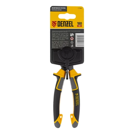 Бокорезы усиленные 180 мм Denzel 17783, трехкомпонентные рукоятки купить в Губкинске