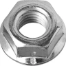 Гайка DIN 6923 с фланцем, M10, 4 шт, кл. пр. 8, оцинкованная, ЗУБР 303636-10 купить в Губкинске